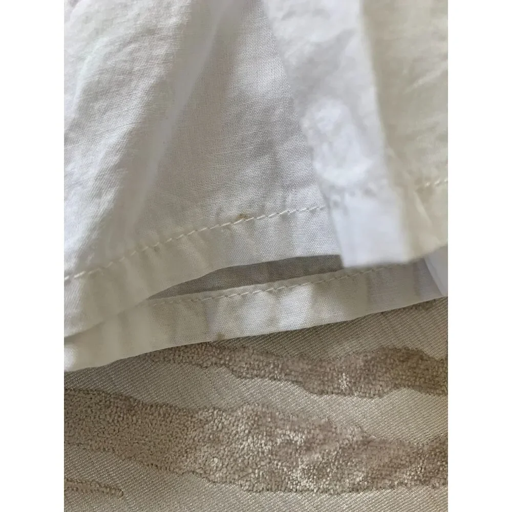OshKosh B'gosh Toddler Girls' Cotton Pintuck Tiered White Dress 4T